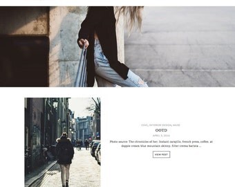 Wordpress Theme, Wordpress Ecommerce Theme Responsive Blog Theme Design "Liana" - Genesis Website Theme