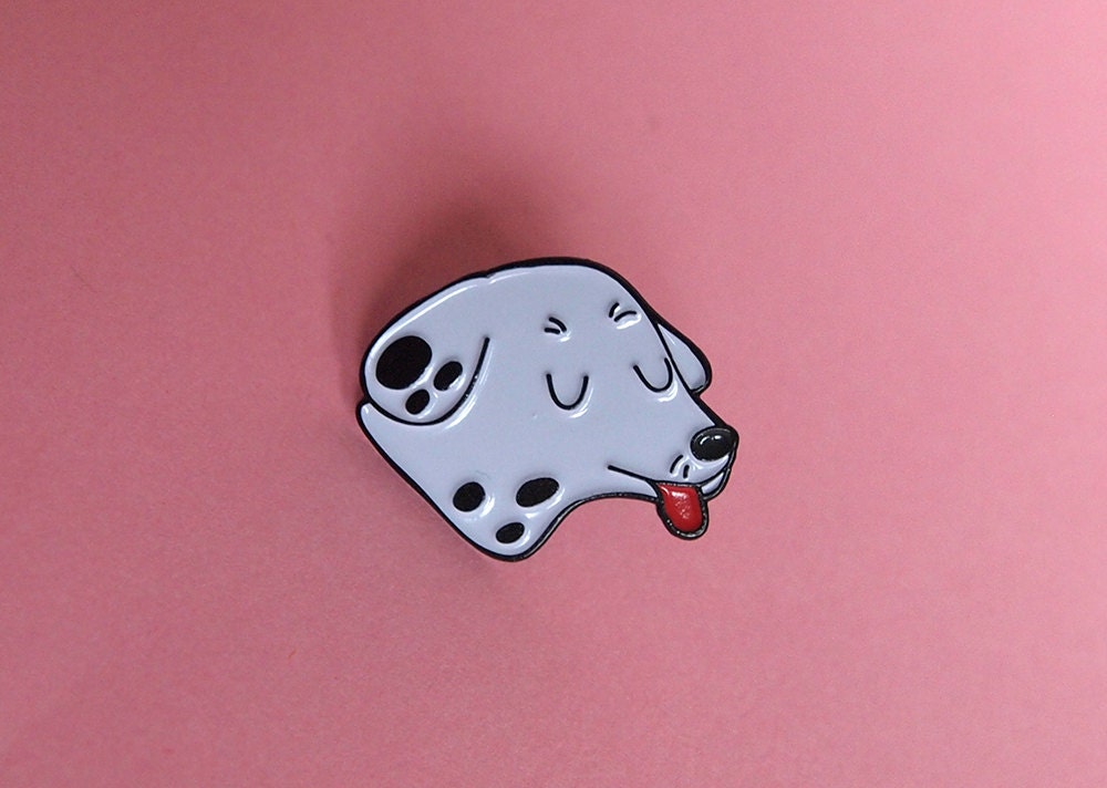 Dalmatian enamel pin Dog enamel pin Dog lapel pin I like