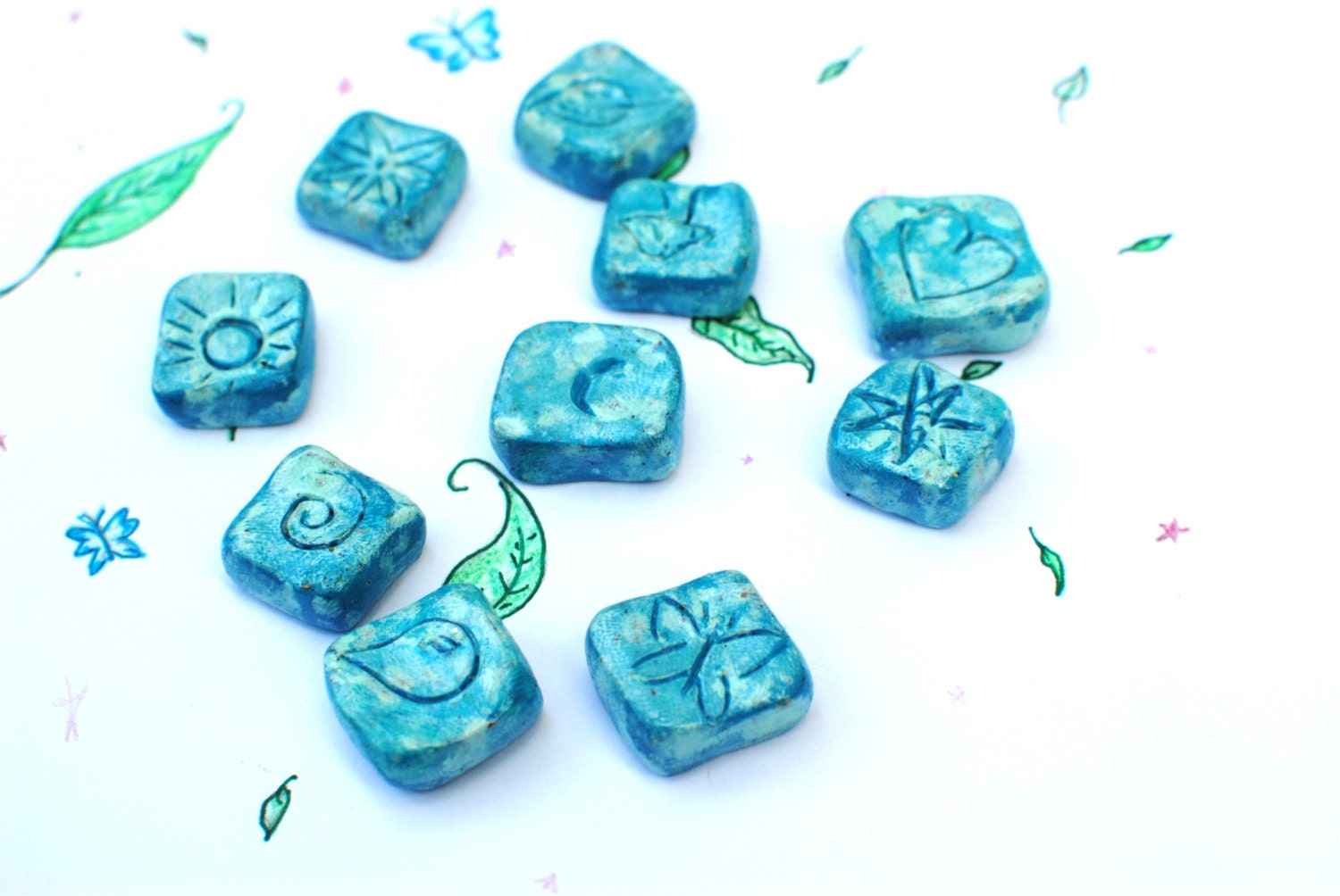 Blue Fairy Runes Divination Runes Fairy Magic Faerie