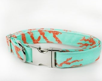Ocean Beach Themed Dog Collar Ocean Beach Themed Dog Collar