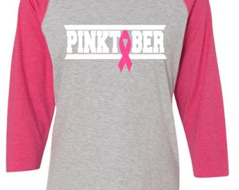 Breast Cancer Shirt ~ In October We Wear Pink ~ Breast Cancer Awareness Shirt ~ Pink Is The New Black Shirt ~ Hope Cancer ~ Pink Ribbon Shir