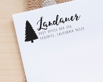 Custom Return Address stamp Tree Address Stamp Wedding Address Stamp Invitation stamp rustic wedding stamp wedding stationery eco friendly