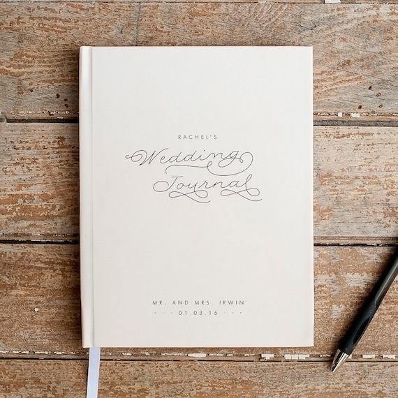Wedding Journal Notebook Wedding Planner Personalized custom