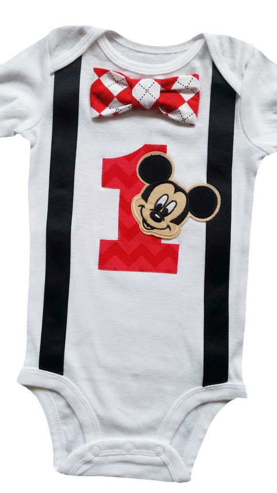 baby boy mickey mouse birthday outfit