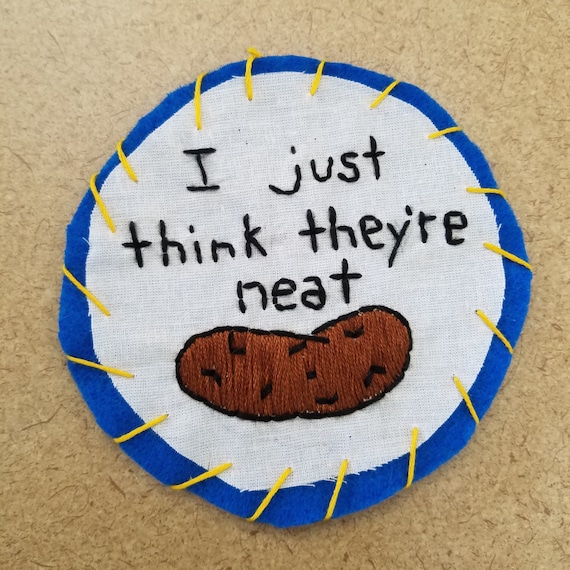 Items similar to Marge "I Just Think They're Neat" SewOn Patch on Etsy