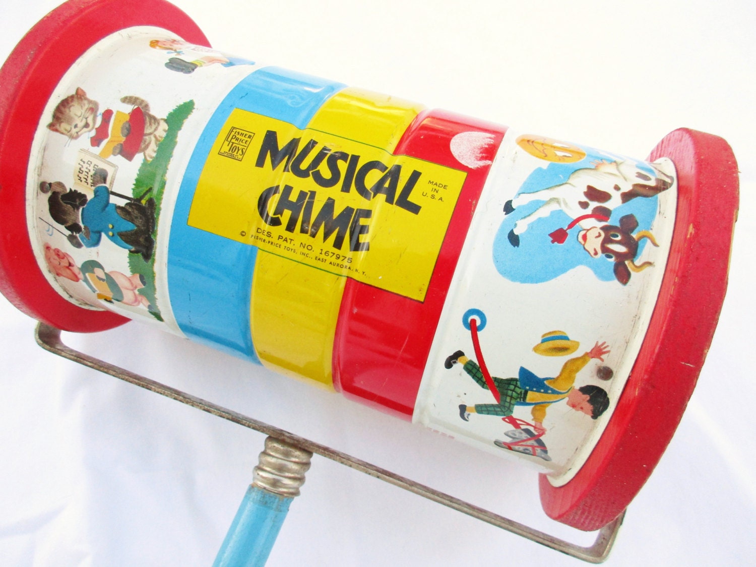 Vintage FisherPrice Push Toy 'Musical Chime' No.