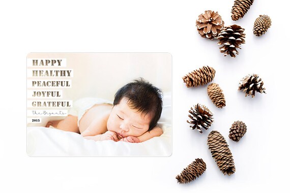 Holiday Photo Card - Personalized to match your unique photo - Free customization