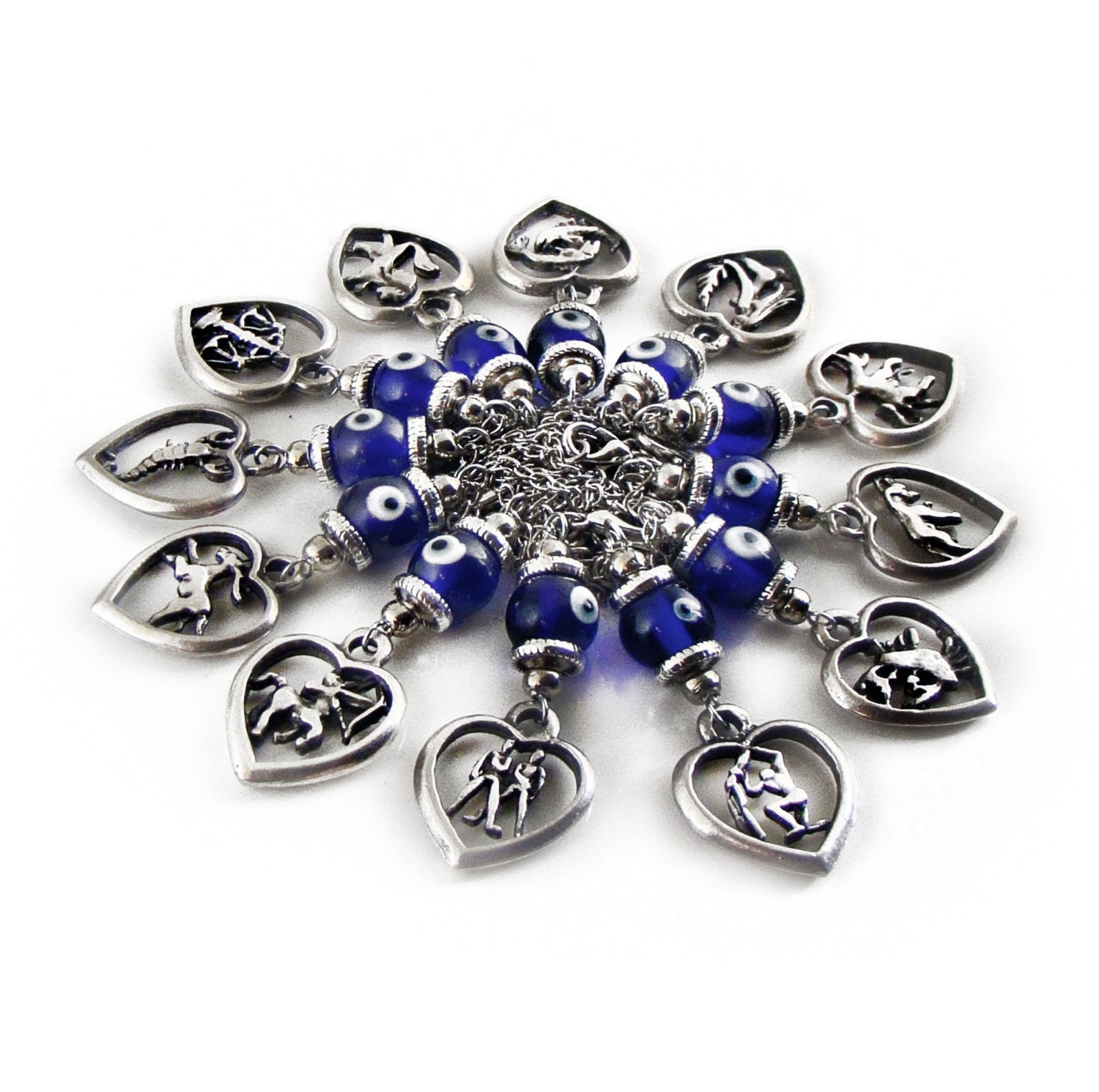 Car Mirror Charm Evil Eye Car Hanging Rearview Mirror Charm