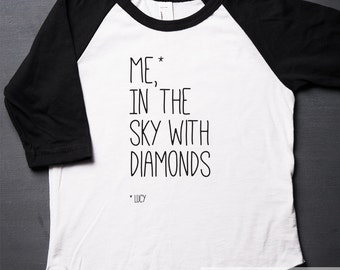 Lucy In The Sky With Diamonds - Toddler Shirt - The Beatles - Rock and Roll - Music - Screen Printed - Baby T-shirt - MicroThreads Apparel