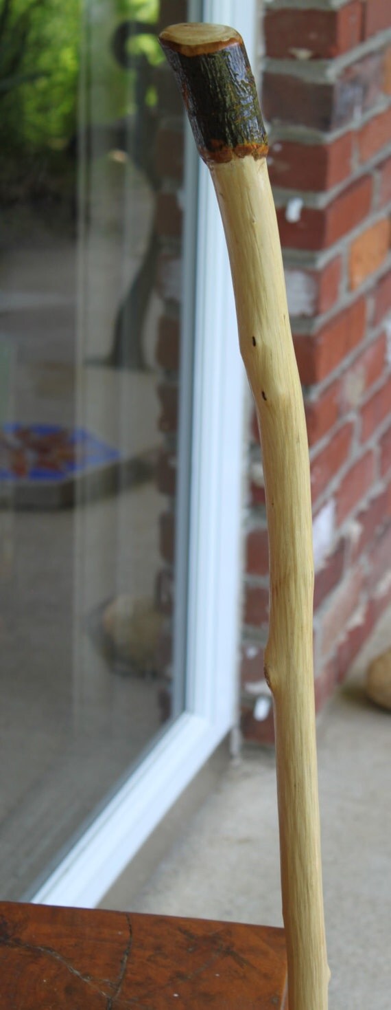 Handcrafted Hickory Wood Cane Shillelagh Walking Stick