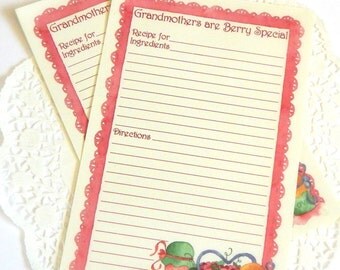 Vintage Recipe Cards. Recipe Cards. Vintage Stationery. Journal Ephemera. Vintage Journal. Recipe Journal. Planner Accessories. Ephemera.