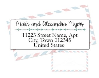 Fancy Address Labels For Wedding Invitations 6