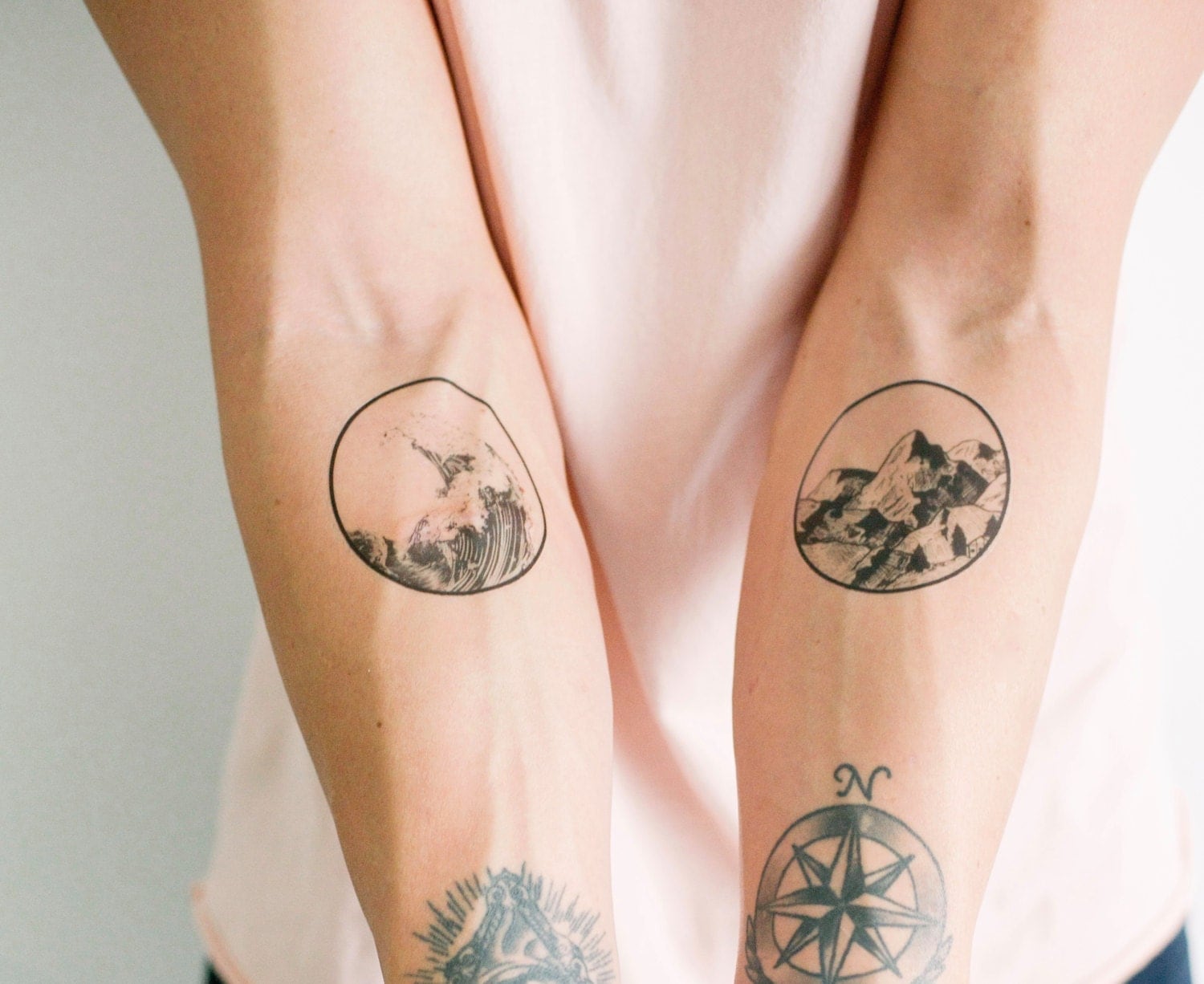 2 Nature Temporary Tattoos SmashTat