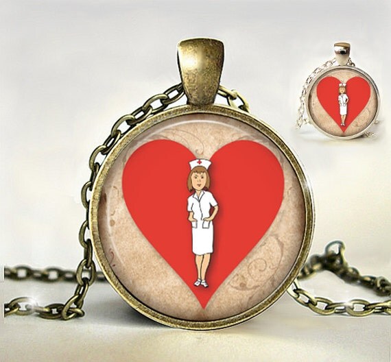 Nurse pendant Nurse necklace Nurse jewelry Gift for Nurse
