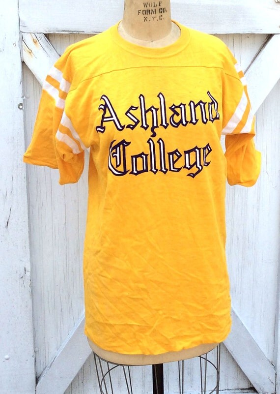 NOS Vintage Retro Estate Ashland College Football Jersey Style