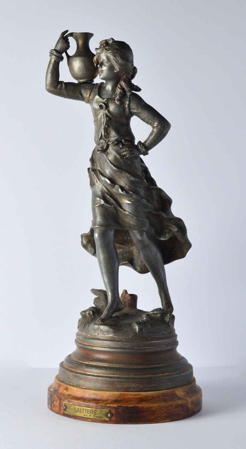 spelter art deco figures