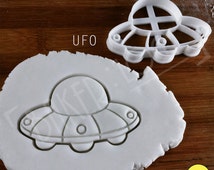 Cookie Cutz - Set Di Formine Per Biscotti Alieno E UFO In PLA Alimentare (2 Pezzi)