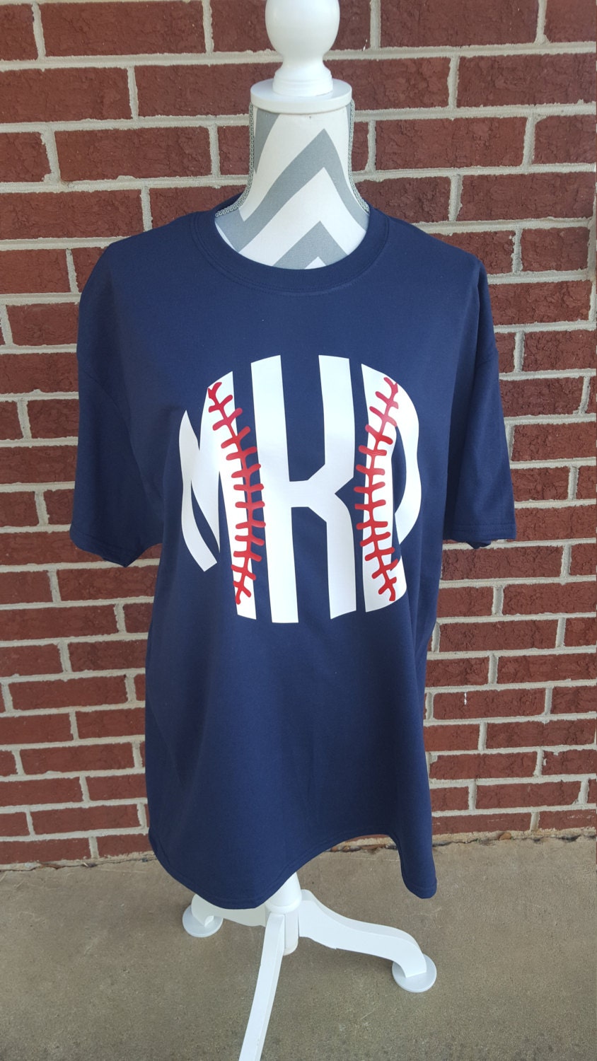 monogram baseball shirt