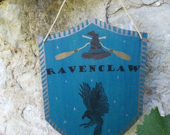 Harry Potter banner / / Hogwarts House Ravenclaw / / home decor, door plaque