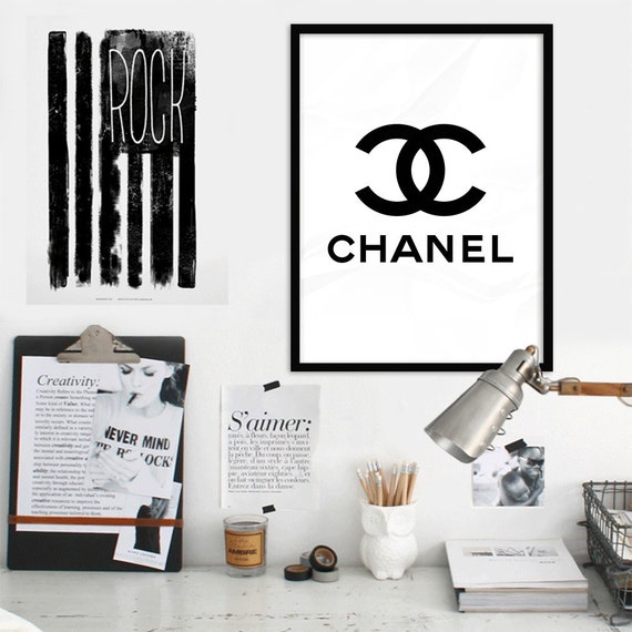 Chanel Logo Art PRINTABLE 31 Rue Cambon Paris Fashion