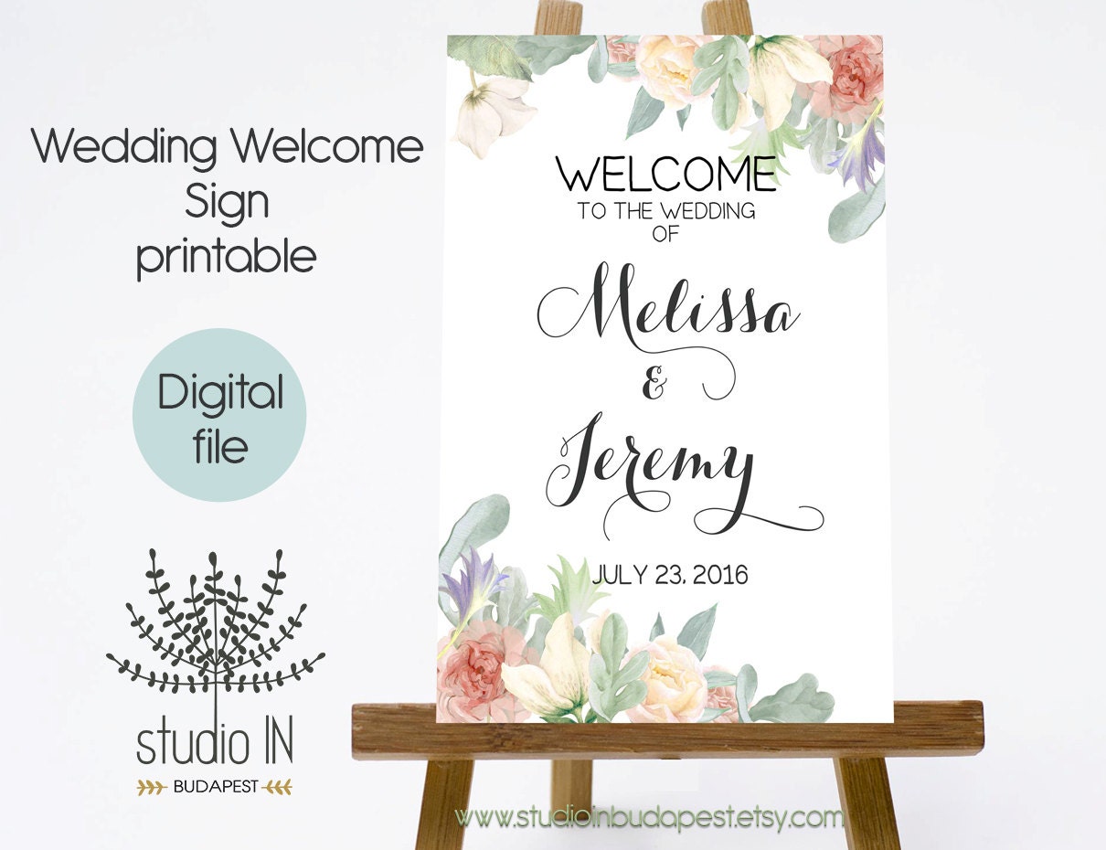 It's just an image of Punchy Free Printable Welcome Sign It is a photo of Punchy Free Printable Welcome Sign