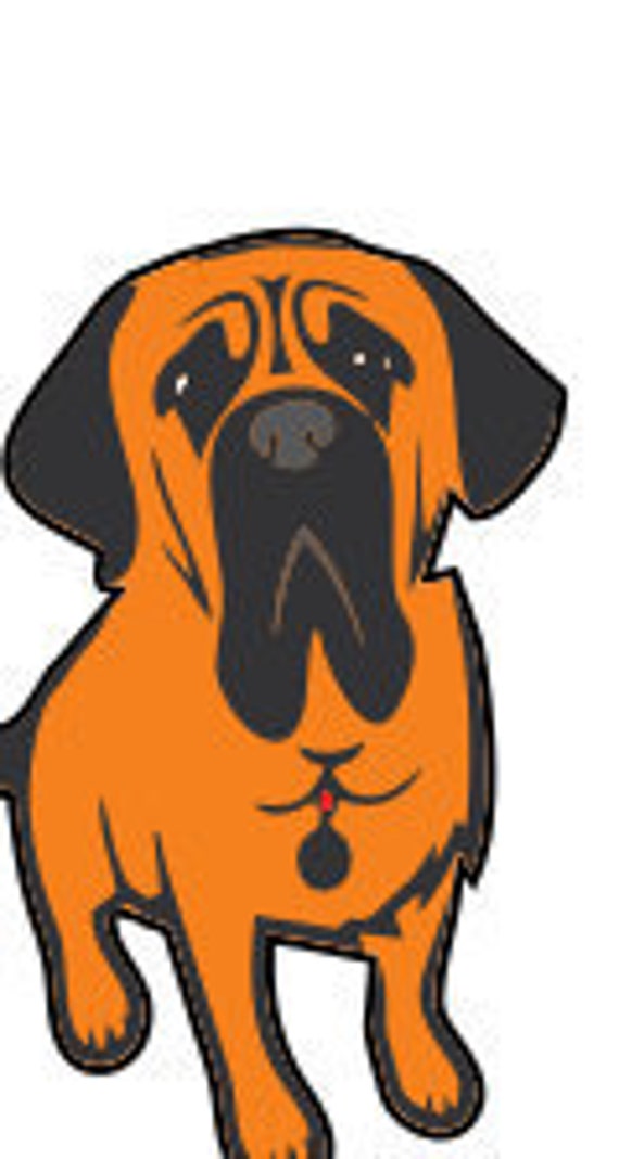 Mastiff SVG File Dog SVG File DXF File For Silhouette