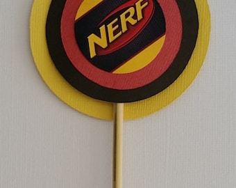 Set of 12 Nerf Inspired Kabob Toppers