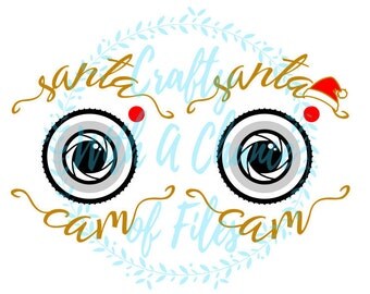 Santa Cam SVG Santa SVG Merry Christmas SVG Christmas Svg Christmas Ornament Svg Ornament Svg Dxf Vector File png dxf jpg Digital Download