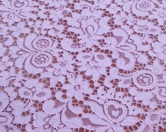 Ivory Embroidered Lace Orlaith