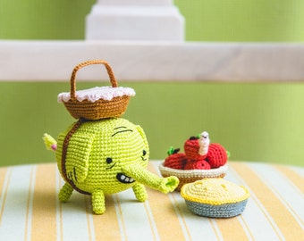 Crochet Pattern of Tree Trunks from "Adventure Time" (Amigurumi tutorial PDF file)