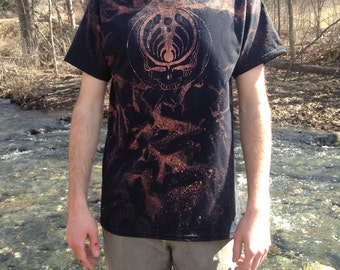 Steal Your Bass Grateful Dead Bleached Shirt FREE SHIPPING
