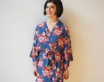 cotton floral robes robe