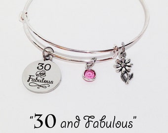 30th Birthday Gift, 30th Birthday for Her, 30th Birthday, 30th Birthday Gift for Her, 30 and Fabulous, 30 Birthday for her, 30 Birthday
