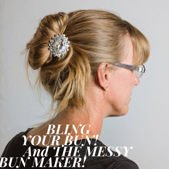 Download Two Piece Set Messy Bun Maker Hair Accessory Hair