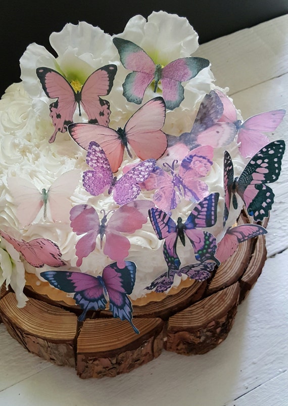 Purple Butterfly Cake Picks Purple Butterfly Cake Picks