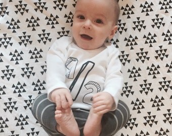 1/2 Half Birthday Onesie