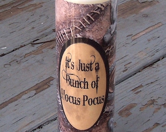 Halloween Candle HOCUS POCUS Spellbook CANDLE halloween wedding