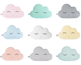 Cloud Pillow, Baby Pillow, Cloud Cushion, Kids Throw Pillow, Kids Decorative Pillow, Kids Pillows, Personalized Pillow, Name Pillow.