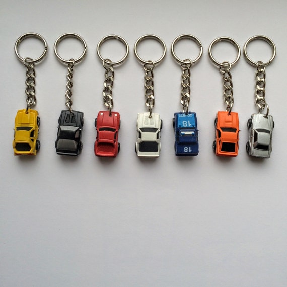 Keychain mini cars // Micro Machines 1980s by YeOldStampingGrounds