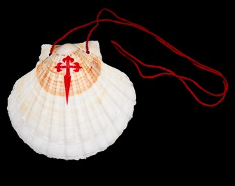 Camino de Santiago Pilgrim St James Vieira Scallop Shell