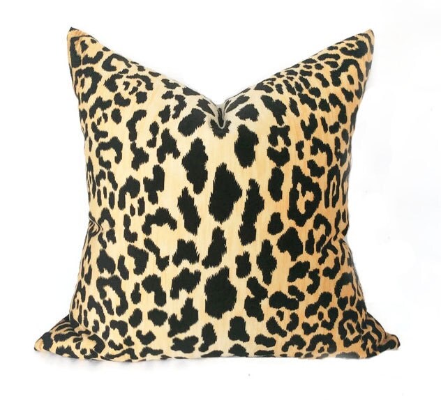 Throw Pillow Covers Velvet Pillow Leopard Pillow cover
