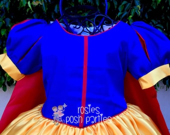 Snow White dress for Birthday costume or Photo shoot Snow White dress outfit Birthday dress Snow White costume dress for Birthday party