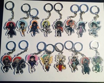 Overwatch Acrylic Keychains- Choose your character