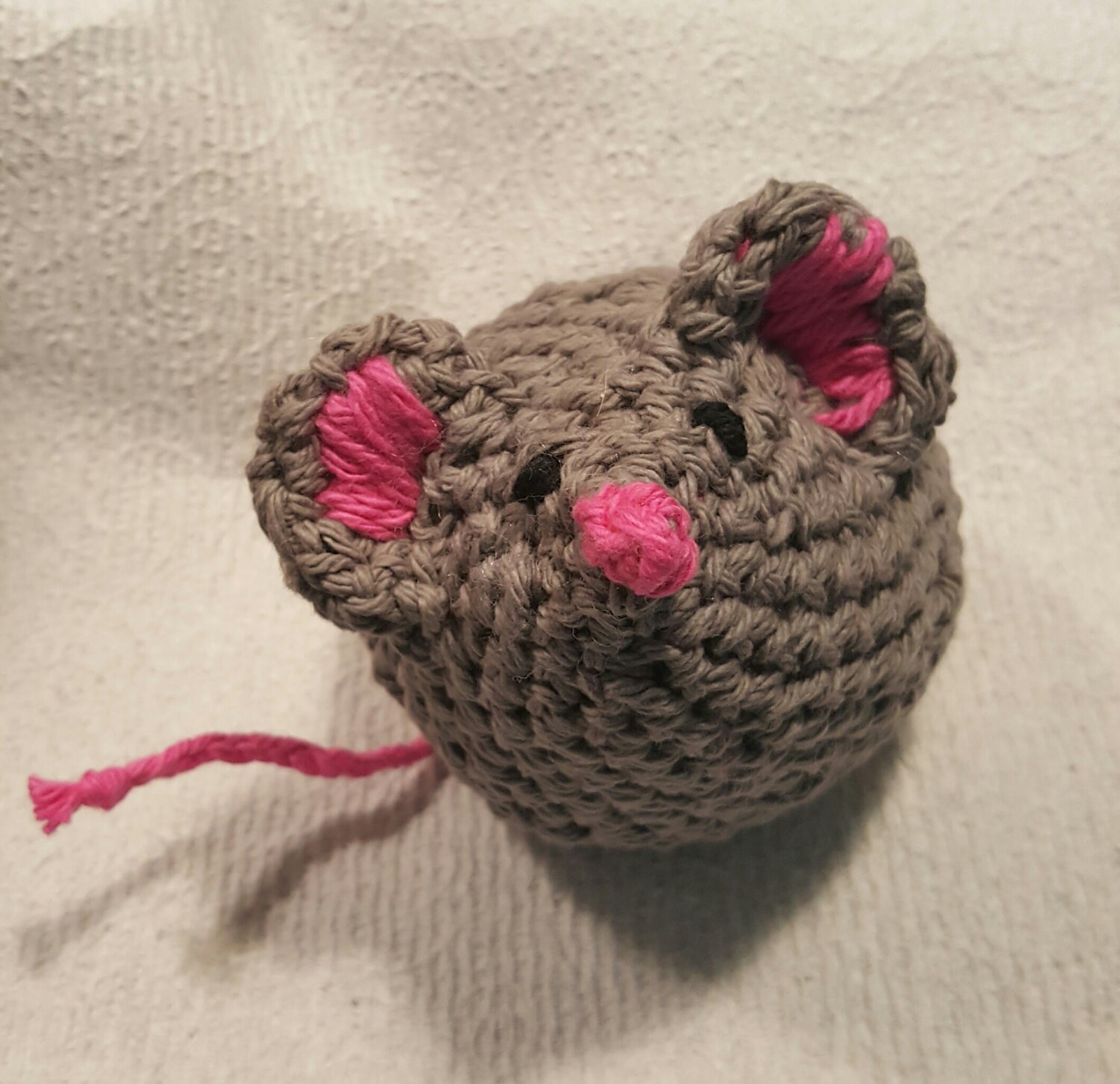 stuffed mouse dog toy