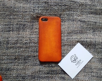 iPhone SE, 5, 5s leather case 'Old Tan'