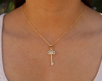 Key Pendant Necklace