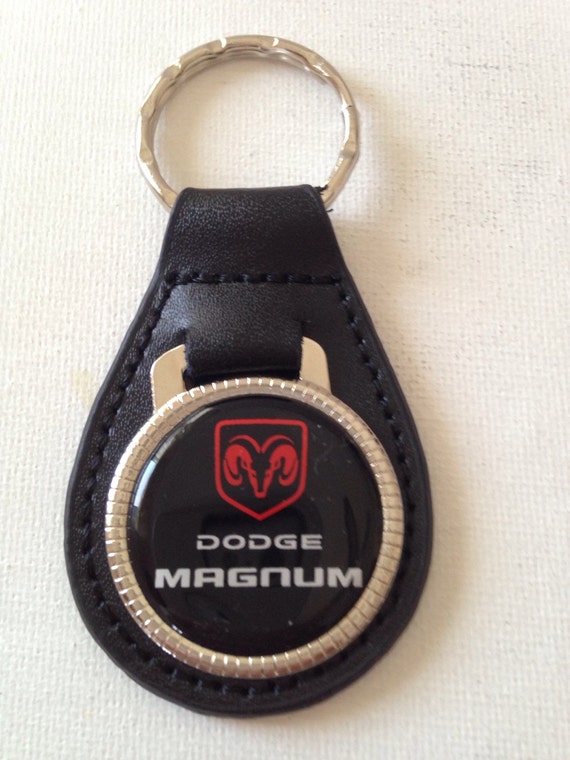 Dodge Magnum Keychain Genuine Leather Key Chain