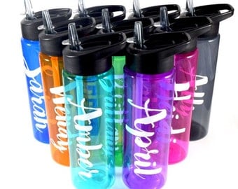 Personalized Water Bottle, Team Gift, Dance Team, Baseball, Softball, Cheerleading, Birthday, Vacation, Party Favor, Dance, Team Building