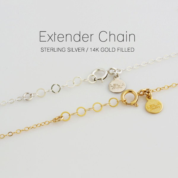 Necklace Extender Bracelet Extender Adjustable Length Chain