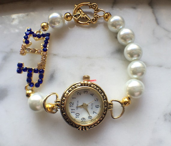 Sigma Gamma Rho Bracelet Watch White
